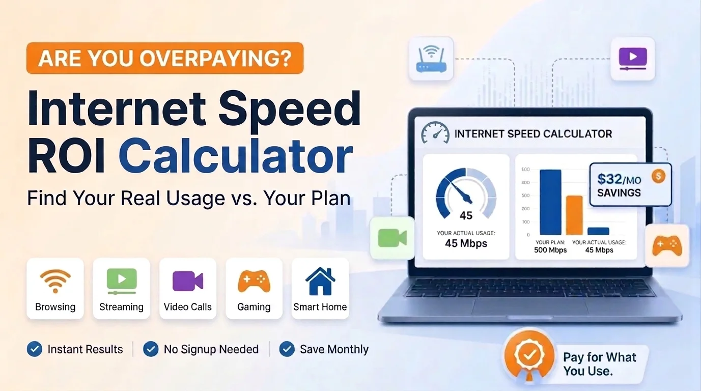 Illustration representing internet speed