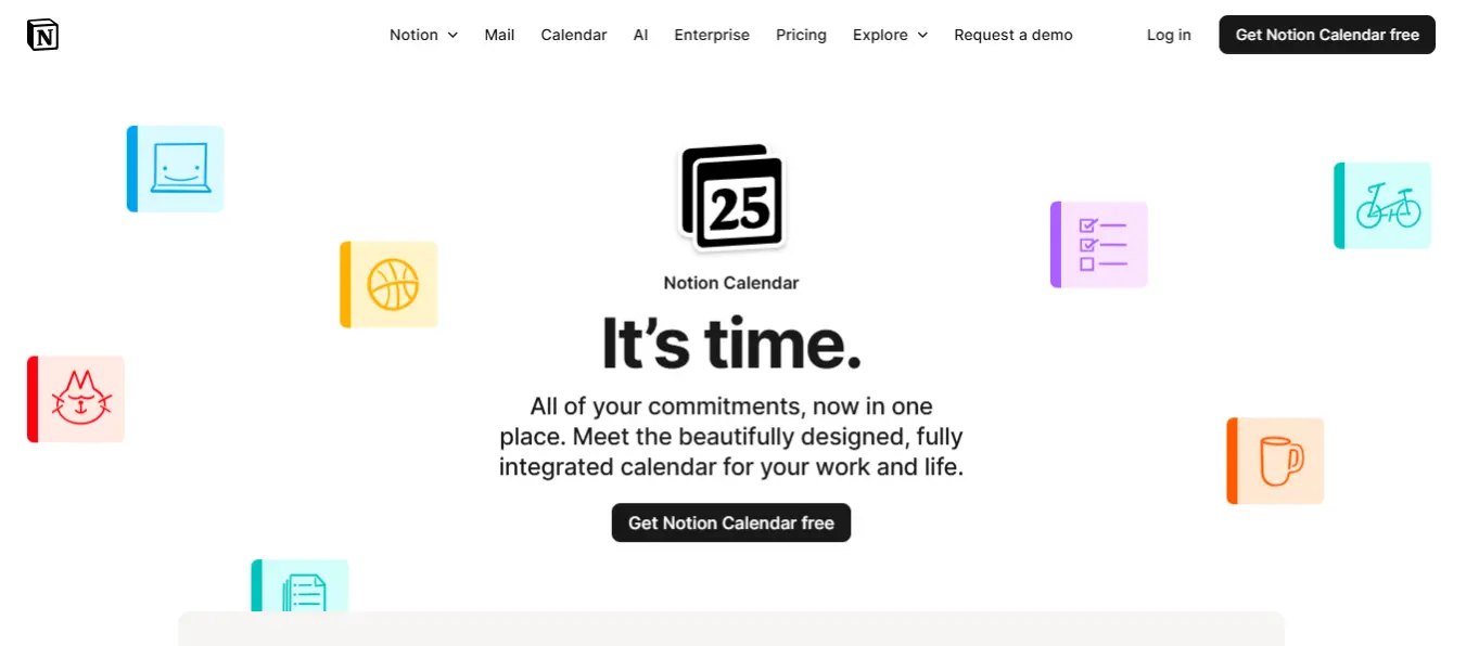 Notion Calender