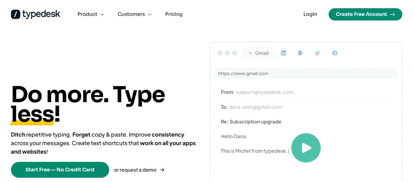 Typedesk