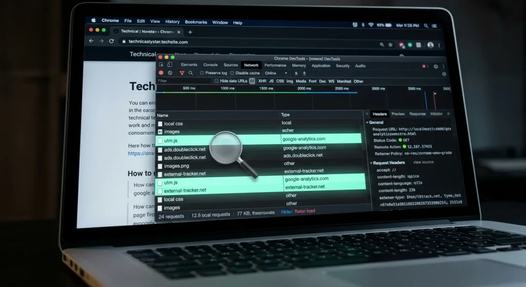 Chrome dev tools in dark mode